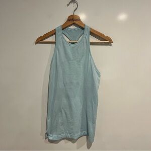 Lululemon Swiftly Razorback Tank Blue